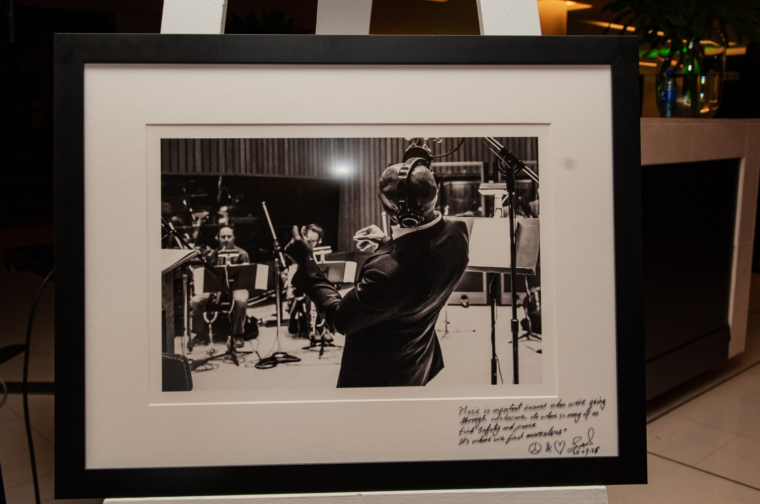 Seal signed and framed